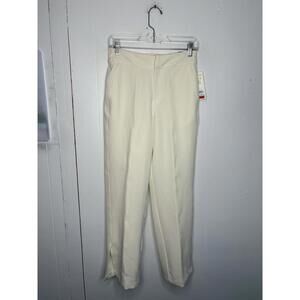 Calia Pants Womens Extra Small Wide Leg High Rise Scuba Split Hem Elastic Back